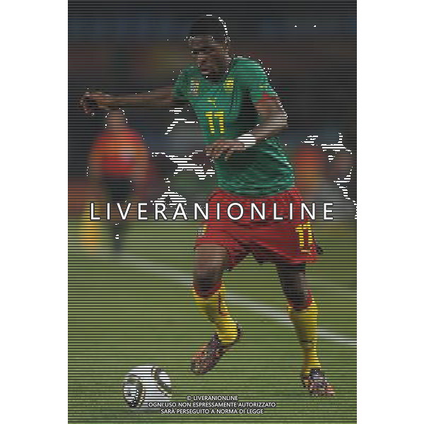 Fifa World Cup Sud Africa 2010 Match #26 Tshwane/Pretoria (Lotus Versfeld Stadium) - 19.06.2010 Camerun-Danimarca Nella Foto:Mohamadou IDRISSOU /Ph.Vitez-Ag. Aldo Liverani