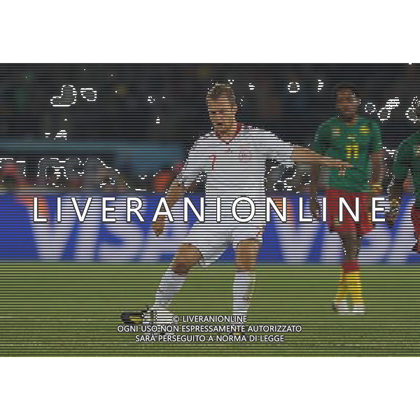 Fifa World Cup Sud Africa 2010 Match #26 Tshwane/Pretoria (Lotus Versfeld Stadium) - 19.06.2010 Camerun-Danimarca Nella Foto:Daniel JENSEN /Ph.Vitez-Ag. Aldo Liverani