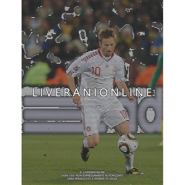Fifa World Cup Sud Africa 2010 Match #26 Tshwane/Pretoria (Lotus Versfeld Stadium) - 19.06.2010 Camerun-Danimarca Nella Foto:Martin JORGENSEN /Ph.Vitez-Ag. Aldo Liverani