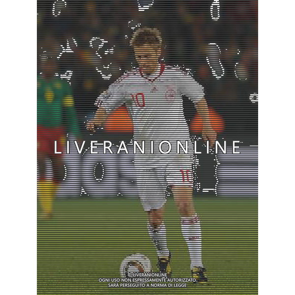 Fifa World Cup Sud Africa 2010 Match #26 Tshwane/Pretoria (Lotus Versfeld Stadium) - 19.06.2010 Camerun-Danimarca Nella Foto:Martin JORGENSEN /Ph.Vitez-Ag. Aldo Liverani