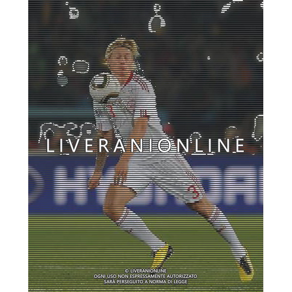 Fifa World Cup Sud Africa 2010 Match #26 Tshwane/Pretoria (Lotus Versfeld Stadium) - 19.06.2010 Camerun-Danimarca Nella Foto:Simon KJAER /Ph.Vitez-Ag. Aldo Liverani