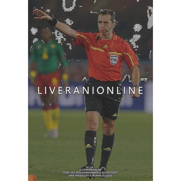 Fifa World Cup Sud Africa 2010 Match #26 Tshwane/Pretoria (Lotus Versfeld Stadium) - 19.06.2010 Camerun-Danimarca Nella Foto:Jorge LARRIONDA /Ph.Vitez-Ag. Aldo Liverani