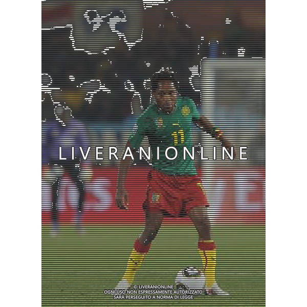 Fifa World Cup Sud Africa 2010 Match #26 Tshwane/Pretoria (Lotus Versfeld Stadium) - 19.06.2010 Camerun-Danimarca Nella Foto:Jean MAKOUN /Ph.Vitez-Ag. Aldo Liverani