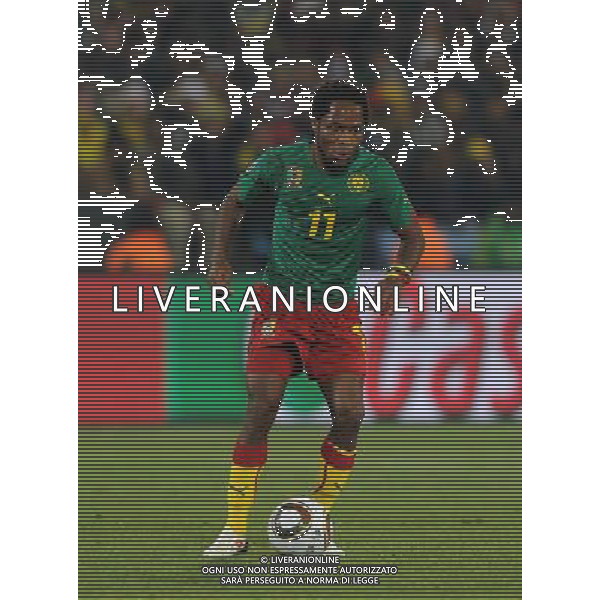 Fifa World Cup Sud Africa 2010 Match #26 Tshwane/Pretoria (Lotus Versfeld Stadium) - 19.06.2010 Camerun-Danimarca Nella Foto:Jean MAKOUN /Ph.Vitez-Ag. Aldo Liverani