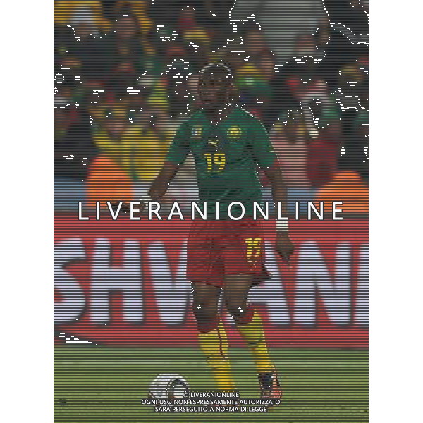 Fifa World Cup Sud Africa 2010 Match #26 Tshwane/Pretoria (Lotus Versfeld Stadium) - 19.06.2010 Camerun-Danimarca Nella Foto:Stephane MBIA /Ph.Vitez-Ag. Aldo Liverani