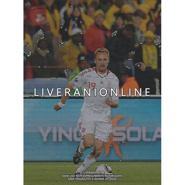 Fifa World Cup Sud Africa 2010 Match #26 Tshwane/Pretoria (Lotus Versfeld Stadium) - 19.06.2010 Camerun-Danimarca Nella Foto:Dennis ROMMEDAHL /Ph.Vitez-Ag. Aldo Liverani