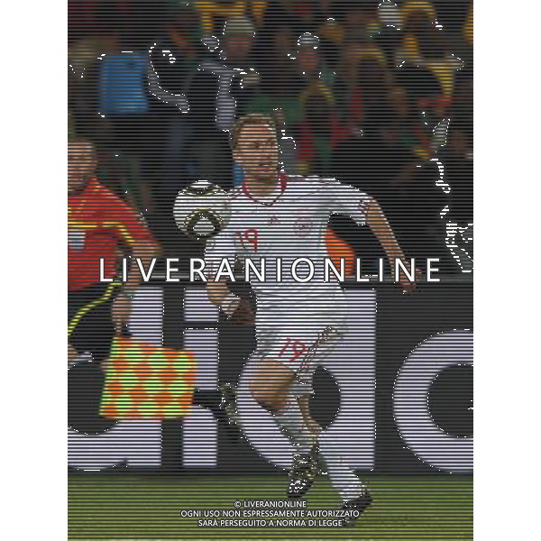 Fifa World Cup Sud Africa 2010 Match #26 Tshwane/Pretoria (Lotus Versfeld Stadium) - 19.06.2010 Camerun-Danimarca Nella Foto:Dennis ROMMEDAHL /Ph.Vitez-Ag. Aldo Liverani