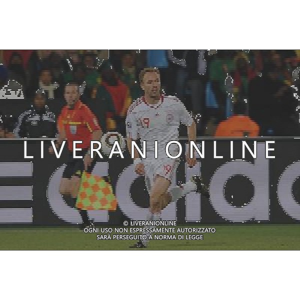 Fifa World Cup Sud Africa 2010 Match #26 Tshwane/Pretoria (Lotus Versfeld Stadium) - 19.06.2010 Camerun-Danimarca Nella Foto:Dennis ROMMEDAHL /Ph.Vitez-Ag. Aldo Liverani