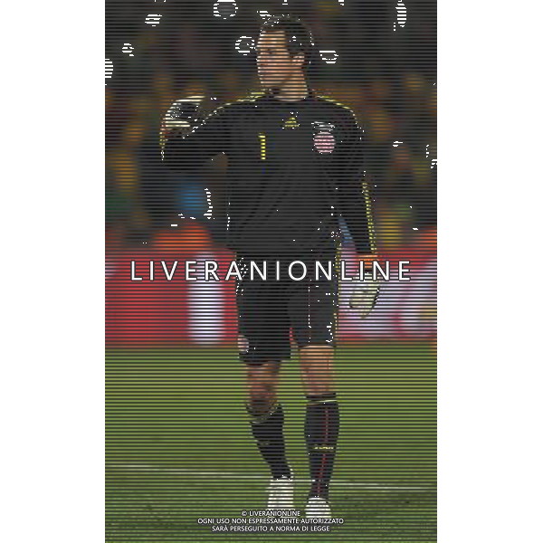 Fifa World Cup Sud Africa 2010 Match #26 Tshwane/Pretoria (Lotus Versfeld Stadium) - 19.06.2010 Camerun-Danimarca Nella Foto:Thomas SORENSEN /Ph.Vitez-Ag. Aldo Liverani