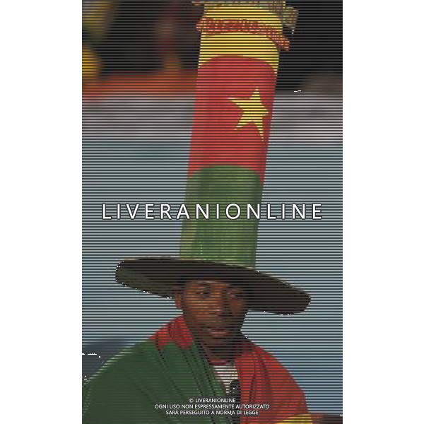 Fifa World Cup Sud Africa 2010 Match #26 Tshwane/Pretoria (Lotus Versfeld Stadium) - 19.06.2010 Camerun-Danimarca Nella Foto:Tifosi /Ph.Vitez-Ag. Aldo Liverani