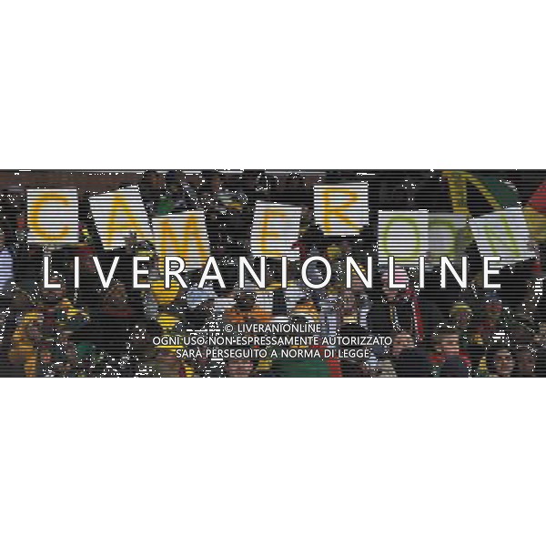 Fifa World Cup Sud Africa 2010 Match #26 Tshwane/Pretoria (Lotus Versfeld Stadium) - 19.06.2010 Camerun-Danimarca Nella Foto:Tifosi /Ph.Vitez-Ag. Aldo Liverani