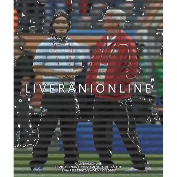 Fifa World Cup Sud Africa 2010 Match #28 Nelspruit (Mbombela Stadium) - 20.06.2010 Italia-Nuova Zelanda Nella Foto:marcello Lippi-Camoranesi mauro german /Ph.Vitez-Ag. Aldo Liverani