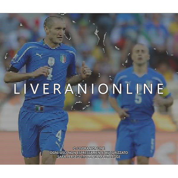 Fifa World Cup Sud Africa 2010 Match #28 Nelspruit (Mbombela Stadium) - 20.06.2010 Italia-Nuova Zelanda Nella Foto: giorgio chiellini-cannavaro fabio /Ph.Vitez-Ag. Aldo Liverani