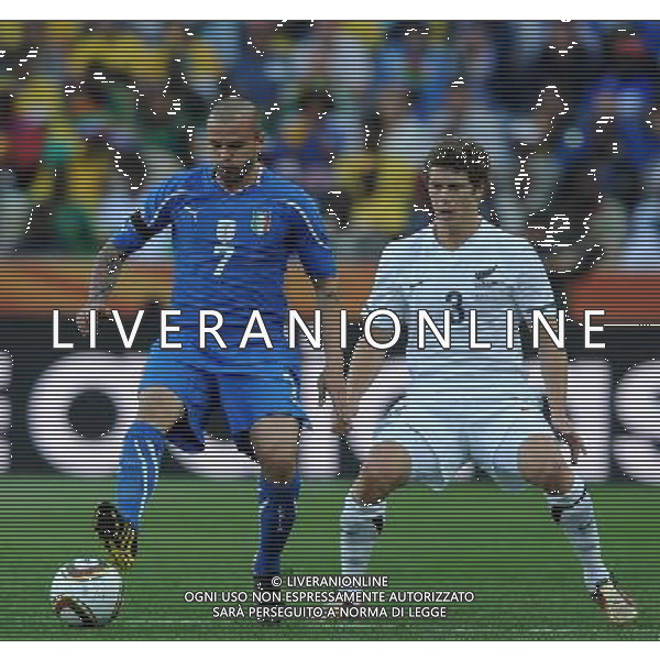 Fifa World Cup Sud Africa 2010 Match #28 Nelspruit (Mbombela Stadium) - 20.06.2010 Italia-Nuova Zelanda Nella Foto:pepe simone /Ph.Vitez-Ag. Aldo Liverani