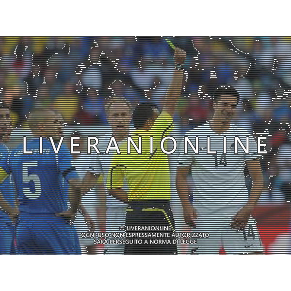 Fifa World Cup Sud Africa 2010 Match #28 Nelspruit (Mbombela Stadium) - 20.06.2010 Italia-Nuova Zelanda Nella Foto:fallon ammonizione /Ph.Vitez-Ag. Aldo Liverani