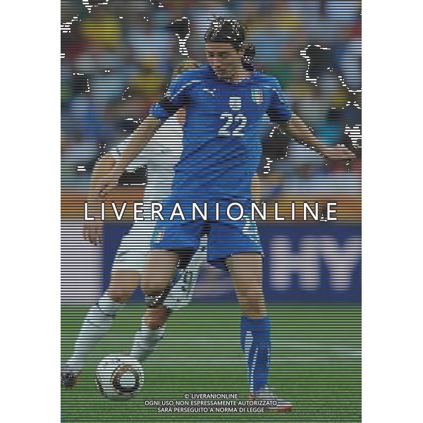 Fifa World Cup Sud Africa 2010 Match #28 Nelspruit (Mbombela Stadium) - 20.06.2010 Italia-Nuova Zelanda Nella Foto:montolivo riccardo /Ph.Vitez-Ag. Aldo Liverani