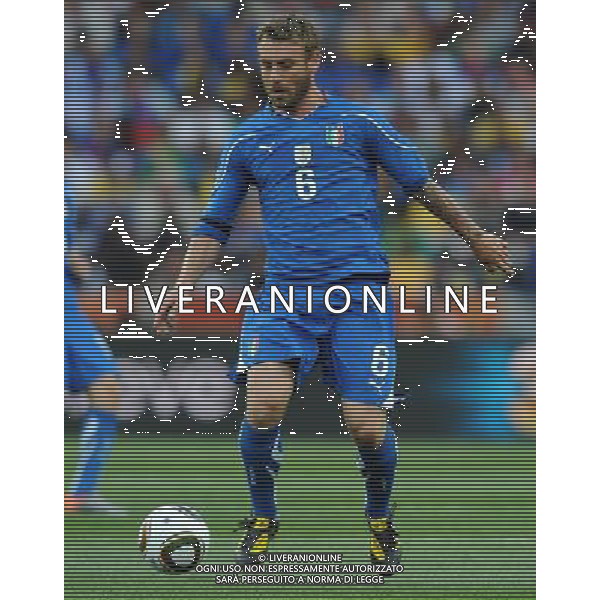 Fifa World Cup Sud Africa 2010 Match #28 Nelspruit (Mbombela Stadium) - 20.06.2010 Italia-Nuova Zelanda Nella Foto:de rossi daniele /Ph.Vitez-Ag. Aldo Liverani