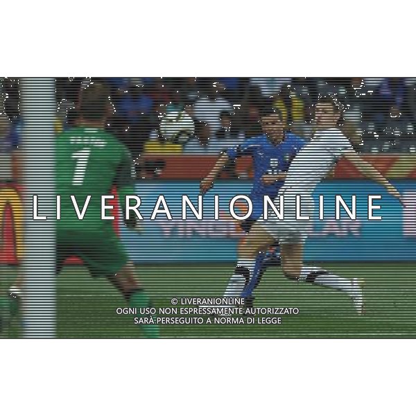 Fifa World Cup Sud Africa 2010 Match #28 Nelspruit (Mbombela Stadium) - 20.06.2010 Italia-Nuova Zelanda Nella Foto:occasione di natale antonio /Ph.Vitez-Ag. Aldo Liverani