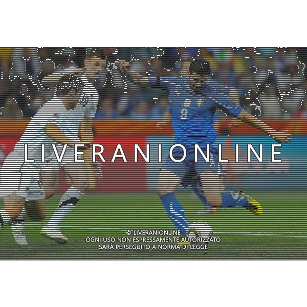 Fifa World Cup Sud Africa 2010 Match #28 Nelspruit (Mbombela Stadium) - 20.06.2010 Italia-Nuova Zelanda Nella Foto:occasione di vincenzo iaquinta /Ph.Vitez-Ag. Aldo Liverani