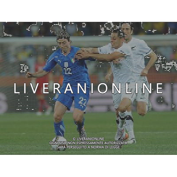 Fifa World Cup Sud Africa 2010 Match #28 Nelspruit (Mbombela Stadium) - 20.06.2010 Italia-Nuova Zelanda Nella Foto:riccardo montolivo-bertos /Ph.Vitez-Ag. Aldo Liverani