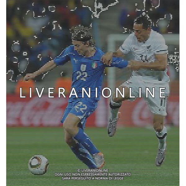 Fifa World Cup Sud Africa 2010 Match #28 Nelspruit (Mbombela Stadium) - 20.06.2010 Italia-Nuova Zelanda Nella Foto:riccardo montolivo-bertos /Ph.Vitez-Ag. Aldo Liverani