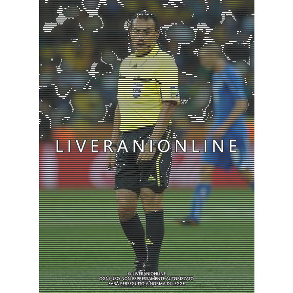 Fifa World Cup Sud Africa 2010 Match #28 Nelspruit (Mbombela Stadium) - 20.06.2010 Italia-Nuova Zelanda Nella Foto:batres arbitro /Ph.Vitez-Ag. Aldo Liverani