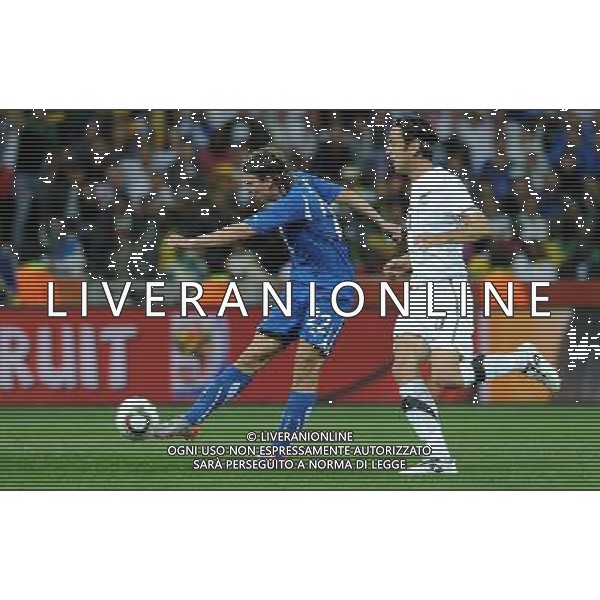 Fifa World Cup Sud Africa 2010 Match #28 Nelspruit (Mbombela Stadium) - 20.06.2010 Italia-Nuova Zelanda Nella Foto:occasione di riccardo montolivo /Ph.Vitez-Ag. Aldo Liverani