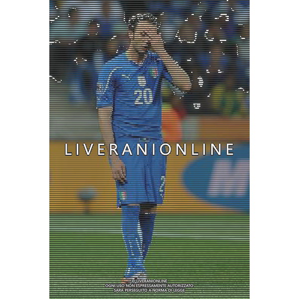 Fifa World Cup Sud Africa 2010 Match #28 Nelspruit (Mbombela Stadium) - 20.06.2010 Italia-Nuova Zelanda Nella Foto:delusione di giampaolo pazzini /Ph.Vitez-Ag. Aldo Liverani