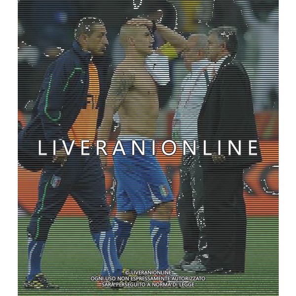 Fifa World Cup Sud Africa 2010 Match #28 Nelspruit (Mbombela Stadium) - 20.06.2010 Italia-Nuova Zelanda Nella Foto:delusione di fabio cannavaro /Ph.Vitez-Ag. Aldo Liverani