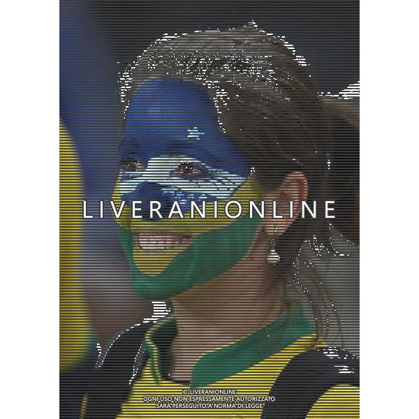 BRASILE - COSTA D\'AVORIO CAMPIONATI MONDIALI SUDAFRICA 2010 FIFA WORLD CUP SOUTH AFRICA,20/06/2010 Match 29, NELLA FOTO TIFOSI copyright by firo sportphoto/AGENZIA ALDO LIVERANI SAS ITALY ONLY - EDITORIAL USE ONLY 