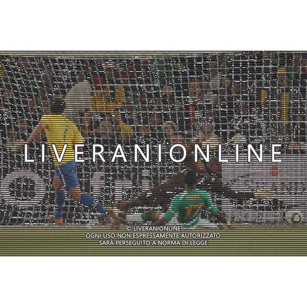 BRASILE - COSTA D\'AVORIO CAMPIONATI MONDIALI SUDAFRICA 2010 FIFA WORLD CUP SOUTH AFRICA,20/06/2010 Match 29, NELLA FOTO GOL DI ELANO DEL 3-0 copyright by firo sportphoto/AGENZIA ALDO LIVERANI SAS ITALY ONLY - EDITORIAL USE ONLY 