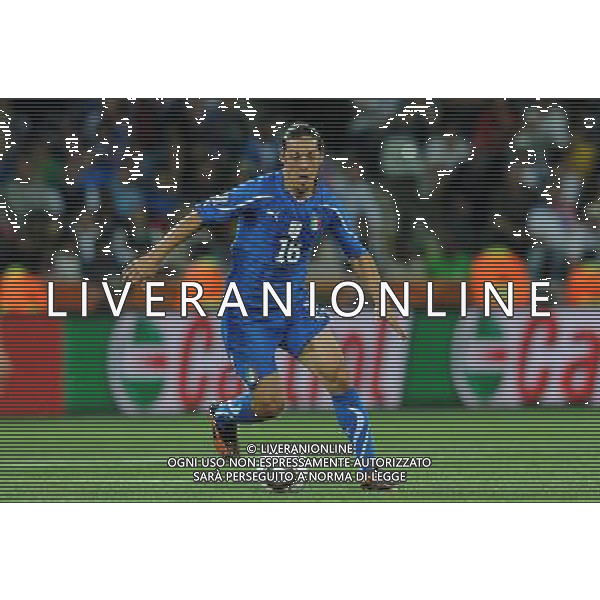 Fifa World Cup Sud Africa 2010 Match #28 Nelspruit (Mbombela Stadium) - 20.06.2010 Italia-Nuova Zelanda Nella Foto:Mauro German CAMORANESI /Ph.Vitez-Ag. Aldo Liverani