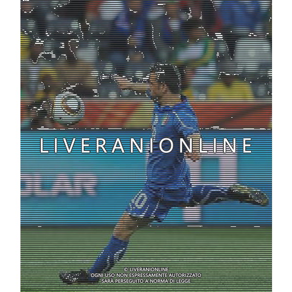 Fifa World Cup Sud Africa 2010 Match #28 Nelspruit (Mbombela Stadium) - 20.06.2010 Italia-Nuova Zelanda Nella Foto:Antonio DI NATALE /Ph.Vitez-Ag. Aldo Liverani