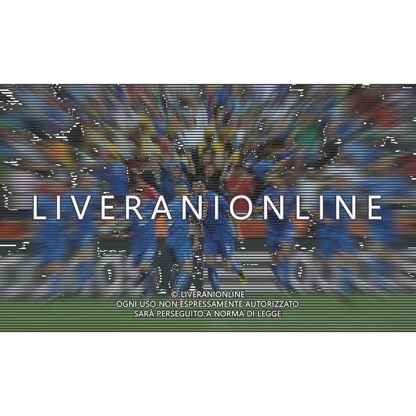 Fifa World Cup Sud Africa 2010 Match #28 Nelspruit (Mbombela Stadium) - 20.06.2010 Italia-Nuova Zelanda Nella Foto:Esultanza Italia-Gruppo /Ph.Vitez-Ag. Aldo Liverani