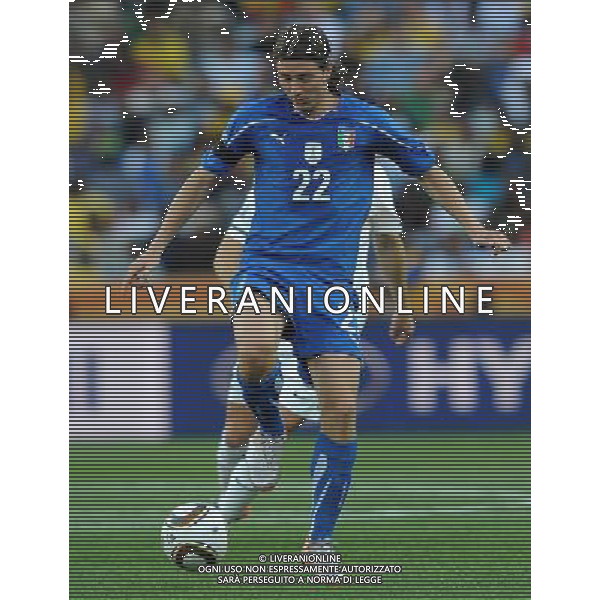 Fifa World Cup Sud Africa 2010 Match #28 Nelspruit (Mbombela Stadium) - 20.06.2010 Italia-Nuova Zelanda Nella Foto:Riccardo MONTOLIVO /Ph.Vitez-Ag. Aldo Liverani