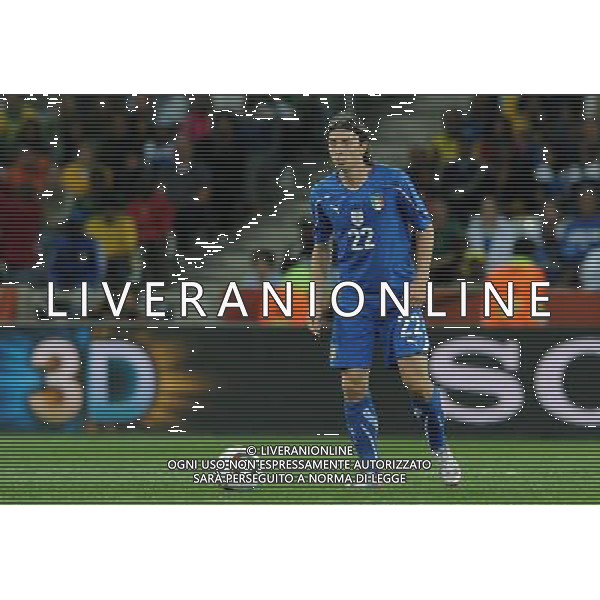 Fifa World Cup Sud Africa 2010 Match #28 Nelspruit (Mbombela Stadium) - 20.06.2010 Italia-Nuova Zelanda Nella Foto:Riccardo MONTOLIVO /Ph.Vitez-Ag. Aldo Liverani