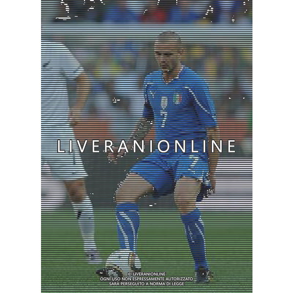 Fifa World Cup Sud Africa 2010 Match #28 Nelspruit (Mbombela Stadium) - 20.06.2010 Italia-Nuova Zelanda Nella Foto:Simone PEPE /Ph.Vitez-Ag. Aldo Liverani