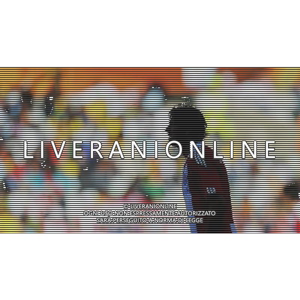 (100620) -- BLOEMFONTEIN, June 20, 2010 () -- Paraguay\'s Roque Santa Cruz reacts during the 2010 World Cup Group F football match against Slovakia at Free State Stadium in Bloemfontein, South Africa, on June 20, 2010. Paraguay won 2-0. (/Li Ga)(kh) ©Photoshot/Agenzia Aldo Liverani Sas - ITALY ONLY: PARAGUAY - SLOVACCHIA FIFA WORLD CUP CAMPIONATI MONDIALI SUD AFRICA 2010