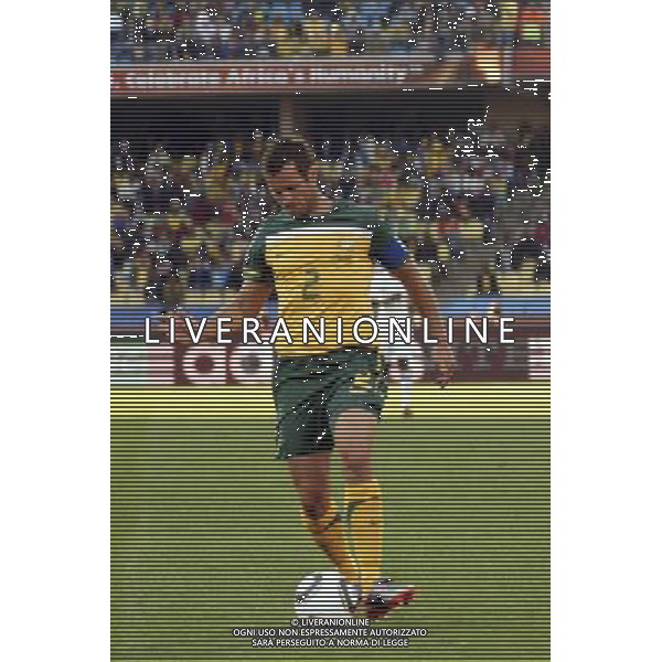 FIFA WORLD CUP SUD AFRICA 2010 MATCH 24 GROUPE D 19 JUNE RUSTENBURG ROYAL BAFOKENG STADIUM GHANA vs AUSTRALIA nella foto: LUCAS NEILL FOT. ADAM ADAMUS/NEWSPIX.PL - Ag. Aldo Liverani sas ITALY ONLY GHANA - AUSTRALIA FIFA WORLD CUP CAMPIONATI MONDIALI SUD AFRICA 2010 