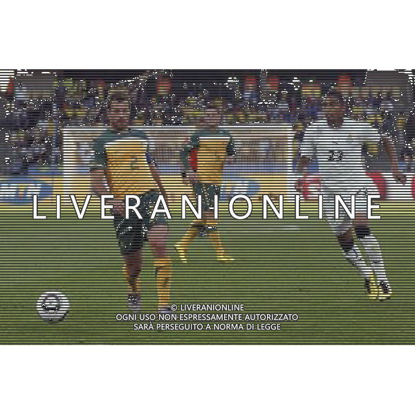 FIFA WORLD CUP SUD AFRICA 2010 MATCH 24 GROUPE D 19 JUNE RUSTENBURG ROYAL BAFOKENG STADIUM GHANA vs AUSTRALIA nella foto: LUCAS NEIL - Kevin Prince Boateng FOT. ADAM ADAMUS/NEWSPIX.PL - Ag. Aldo Liverani sas ITALY ONLY GHANA - AUSTRALIA FIFA WORLD CUP CAMPIONATI MONDIALI SUD AFRICA 2010 