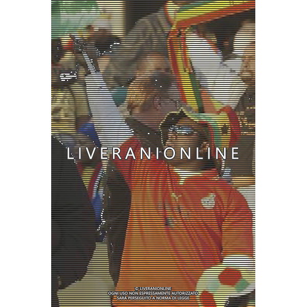 FIFA WORLD CUP SUD AFRICA 2010 MATCH 24 GROUPE D 19 JUNE RUSTENBURG ROYAL BAFOKENG STADIUM GHANA vs AUSTRALIA nella foto: TIFOSI GHANA FOT. ADAM ADAMUS/NEWSPIX.PL - Ag. Aldo Liverani sas ITALY ONLY GHANA - AUSTRALIA FIFA WORLD CUP CAMPIONATI MONDIALI SUD AFRICA 2010 *** Local Caption *** 
