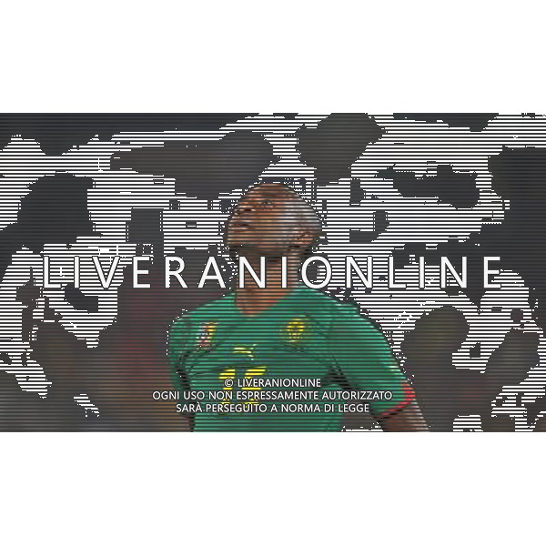 (100620) -- TSHWANE, June 20, 2010 () --Pierre Webo of Cameroon reacts during the 2010 World Cup Group E soccer match against Denmark at Loftus Verfeld stadium in Tshwane, South Africa, on June 19, 2010. (/Yang Lei)(fym) ©Photoshot/Agenzia Aldo Liverani Sas - ITALY ONLY - CAMERUN - DANIMARCA FIFA WORLD CUP CAMPIONATI MONDIALI SUD AFRICA 2010