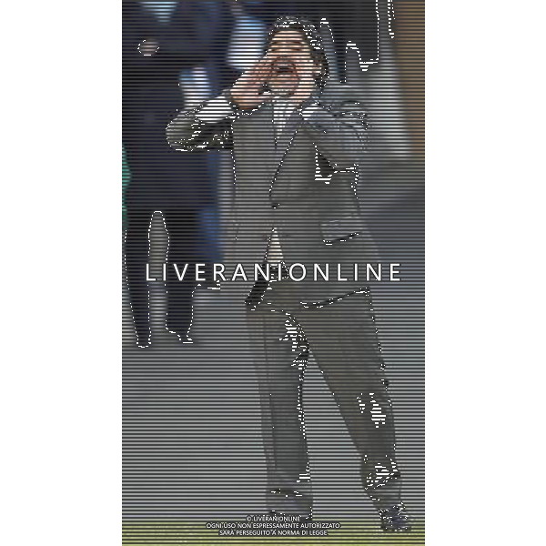 Argentina\'s coach Diego Maradona directs players during the World Cup group B soccer match between Argentina and South Korea at Soccer City in Johannesburg, South Africa, Thursday, June 17, 2010. Argentina defeated South Korea 4-1.(Photo By Wei Zheng/ColorChinaPhoto) - Ag. Aldo Liverani sas ITALY ONLY ITALY ONLY: ARGENTINA - COREA DEL SUD FIFA WORLD CUP CAMPIONATI MONDIALI SUD AFRICA 2010