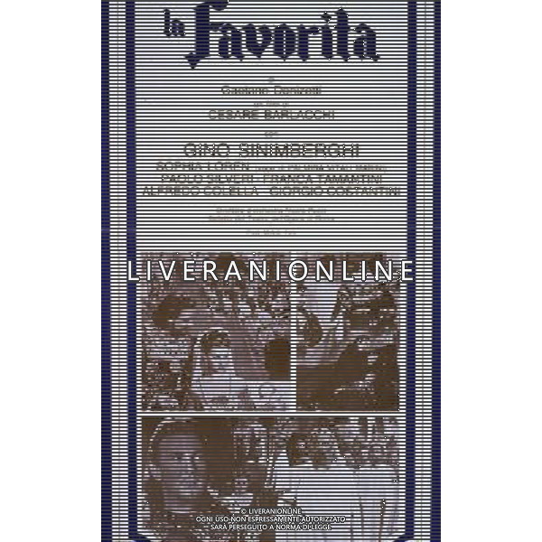 FILM\'LA FAVORITA\'1952 NELLA FOTO SCENA DEL FILM AG ALDO LIVERANI