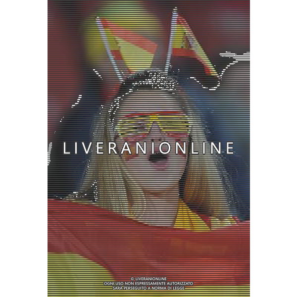 SPAGNA - HONDURAS FIFA WORLD CUP CAMPIONATI MONDIALI SUD AFRICA 21/06/2010 NELLA FOTO TIFOSI ©VITEZ/AGENZIA ALDO LIVERANI SAS