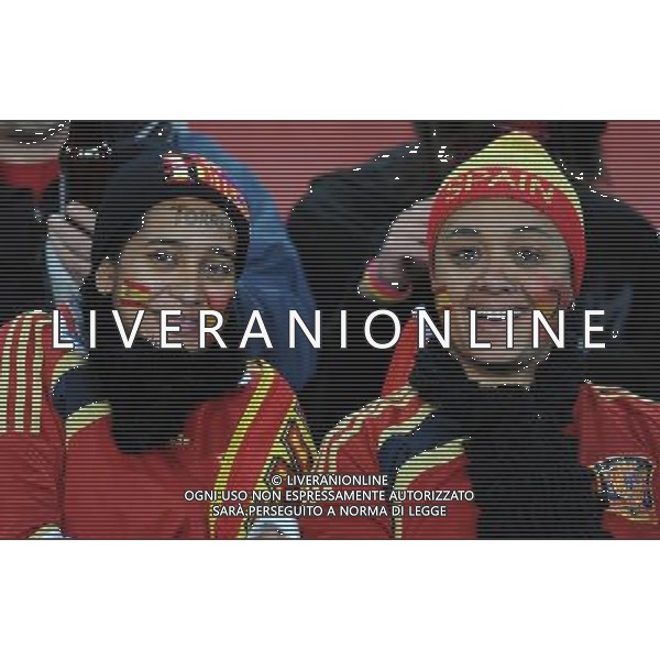 SPAGNA - HONDURAS FIFA WORLD CUP CAMPIONATI MONDIALI SUD AFRICA 21/06/2010 NELLA FOTO TIFOSI ©VITEZ/AGENZIA ALDO LIVERANI SAS