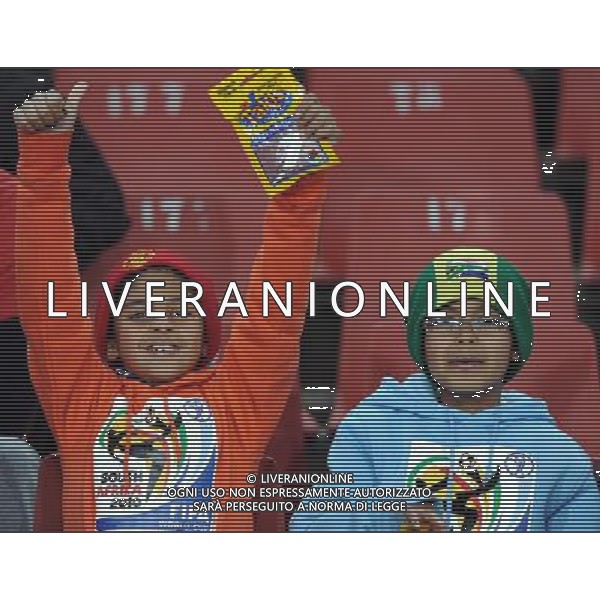 SPAGNA - HONDURAS FIFA WORLD CUP CAMPIONATI MONDIALI SUD AFRICA 21/06/2010 NELLA FOTO TIFOSI ©VITEZ/AGENZIA ALDO LIVERANI SAS