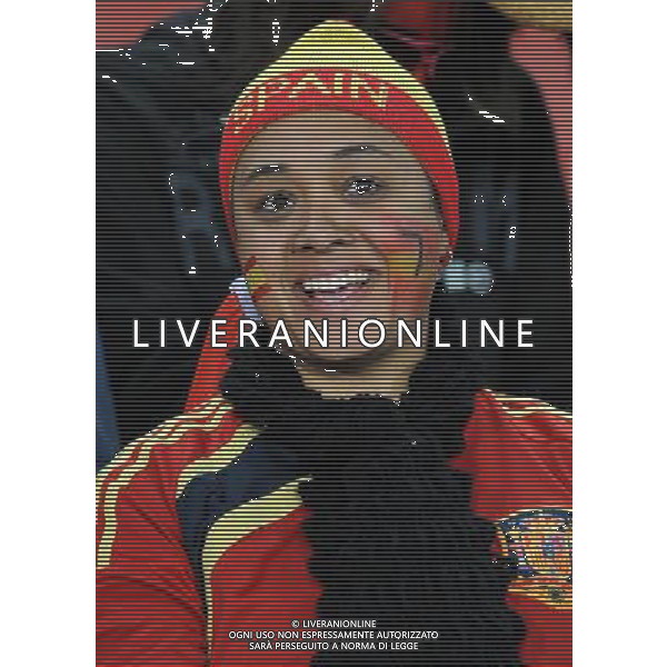 SPAGNA - HONDURAS FIFA WORLD CUP CAMPIONATI MONDIALI SUD AFRICA 21/06/2010 NELLA FOTO TIFOSI ©VITEZ/AGENZIA ALDO LIVERANI SAS