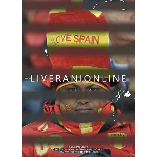 SPAGNA - HONDURAS FIFA WORLD CUP CAMPIONATI MONDIALI SUD AFRICA 21/06/2010 NELLA FOTO TIFOSI ©VITEZ/AGENZIA ALDO LIVERANI SAS