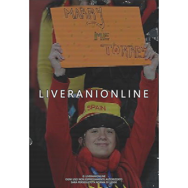 SPAGNA - HONDURAS FIFA WORLD CUP CAMPIONATI MONDIALI SUD AFRICA 21/06/2010 NELLA FOTO TIFOSI ©VITEZ/AGENZIA ALDO LIVERANI SAS